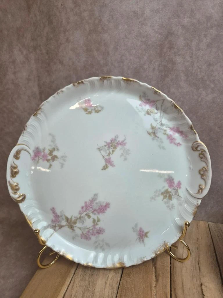 Vintage Limoges porcelain dessert service Cfh Gdm – 7 pieces – photo 2